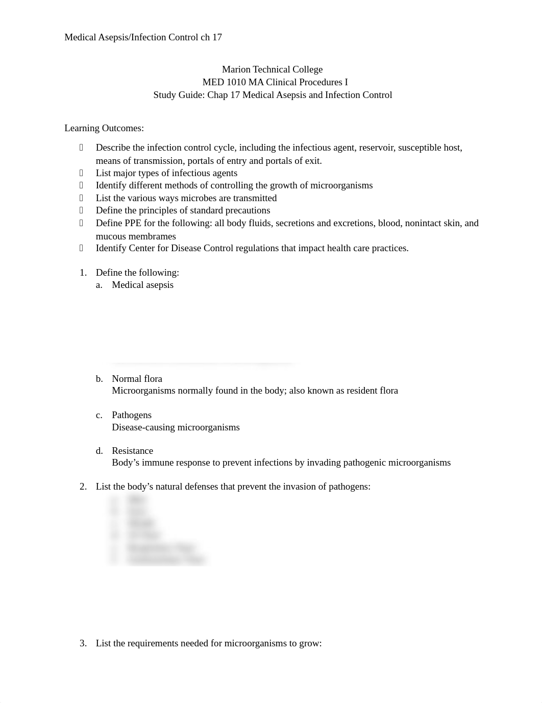 Ch 17 Infection Control Kronenberger.docx_ddpwz2lmcgi_page1