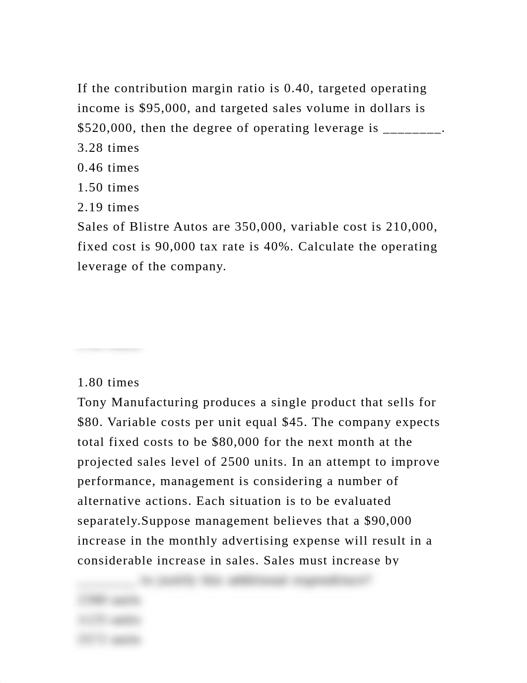 If the contribution margin ratio is 0.40, targeted operating income .docx_ddqr5mcjcas_page2