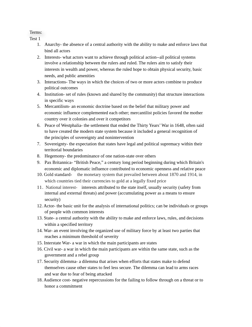 International Politics Final Study Guide.pdf_ddqwrmng6jg_page1