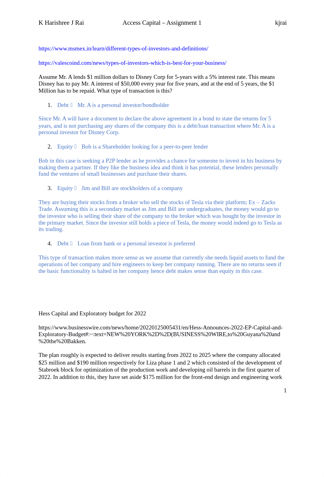 Access to capital - Assignment 1.docx_ddr0haml540_page1