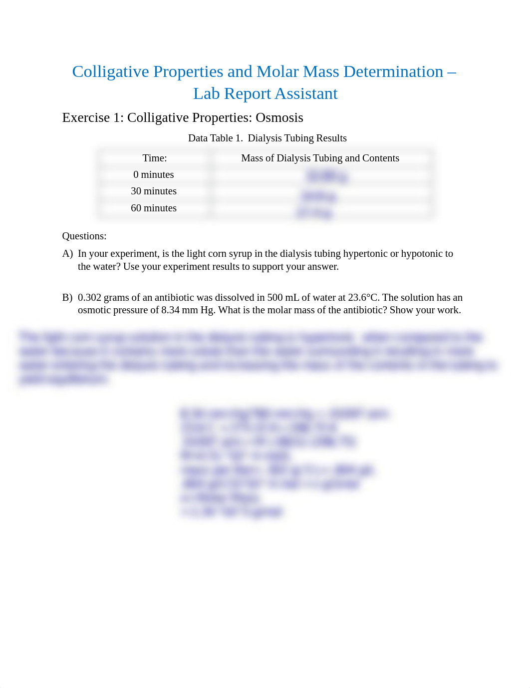 Colligative Properties and Molar Mass Determination_Report.pdf_ddr3yr1khhg_page1