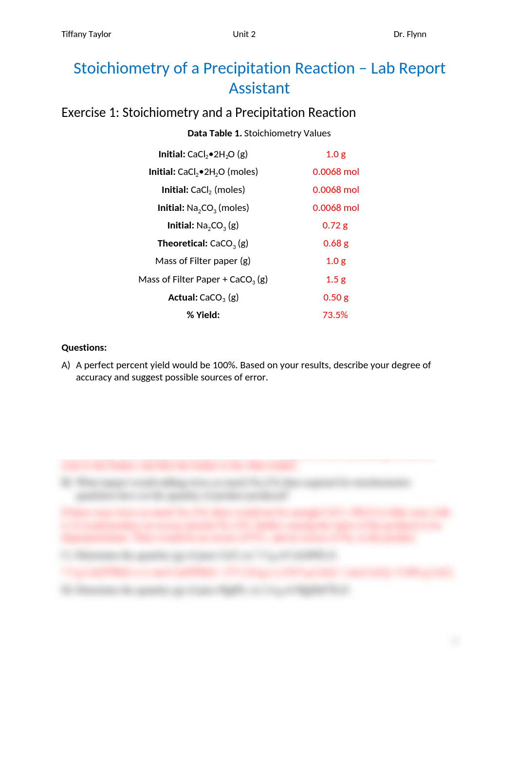 CHEM LAB - unit 2 - Stoichiometry of a Precipitation Reaction_RPT.docx_ddr3zby5497_page1