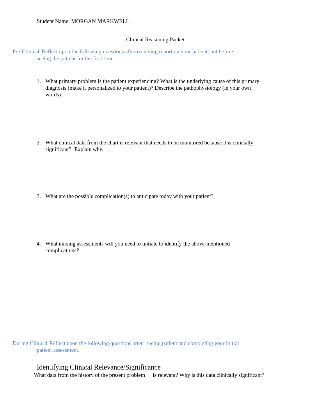 Clinical Reasoning Clinical Packet .docx_ddr7ypoo1d0_page1