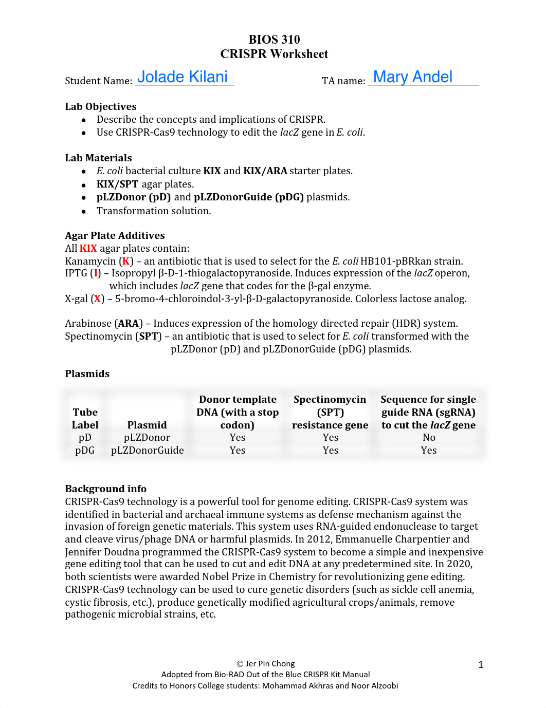 CRISPR Worksheet_Fall2021 - Jolade Kilani.pdf_ddrce3giz6g_page1