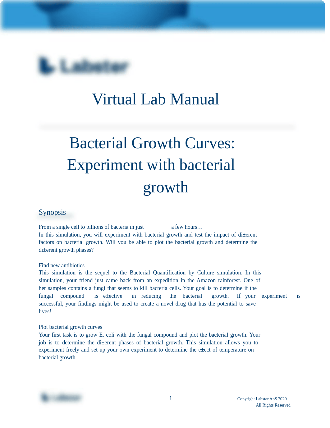 Bacterial Growth Curves Experiment with bacterial growth Lab Manual.pdf_ddripboohz5_page1