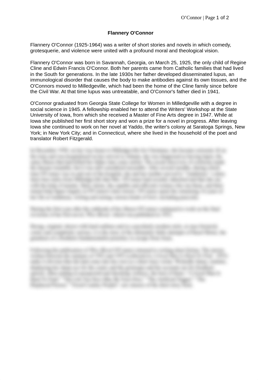 Flannery OConnor biography_ddrk7mt5to7_page1