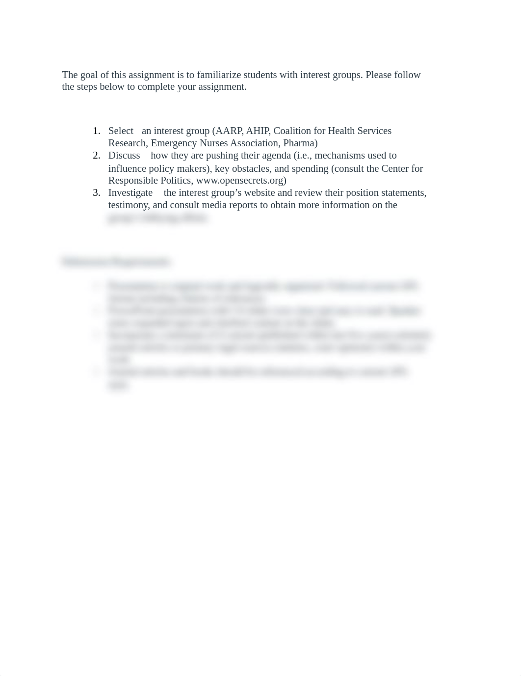 The goal of this assignment is to familiarize students with interest groups.docx_ddrlqam04qk_page1