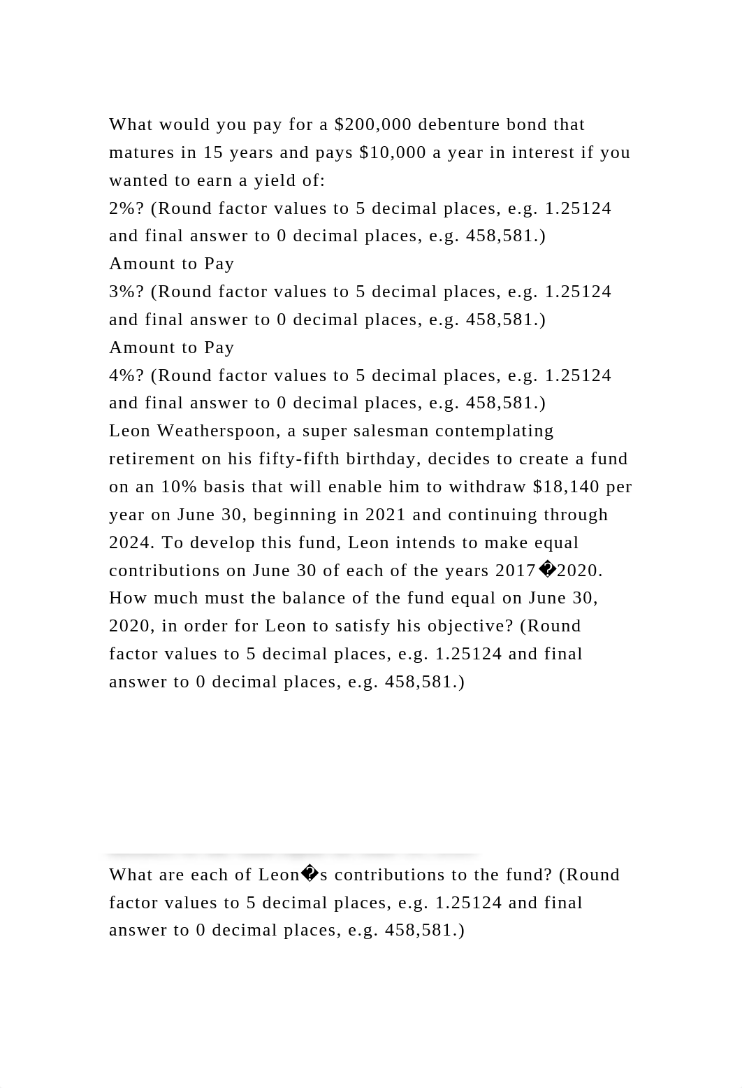 What would you pay for a $200,000 debenture bond that matures in 15 .docx_ddrm4crssb7_page2