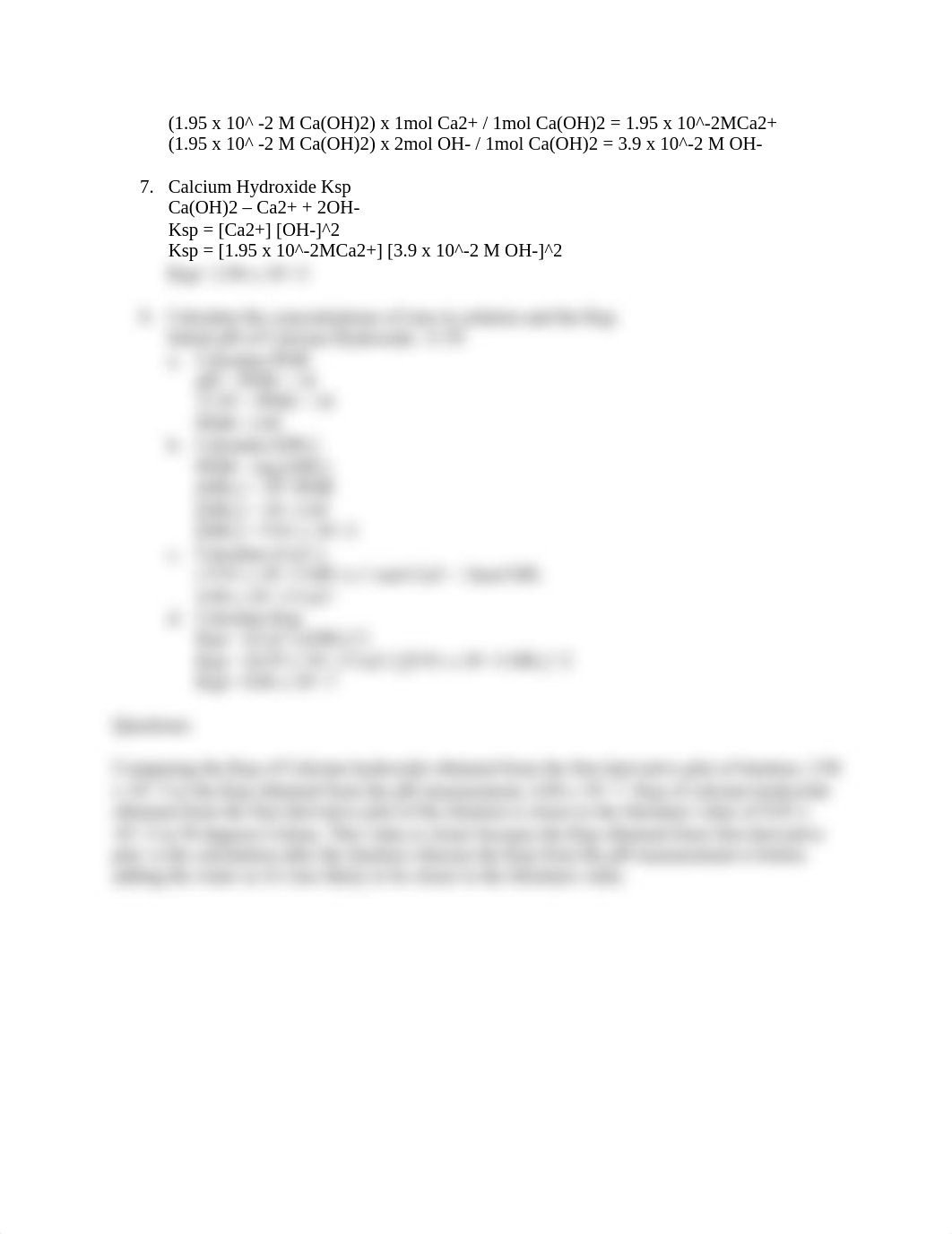 Determination of the Ksp of Calcium Hydroxide Lab Report.docx_ddrvq6w96ru_page2