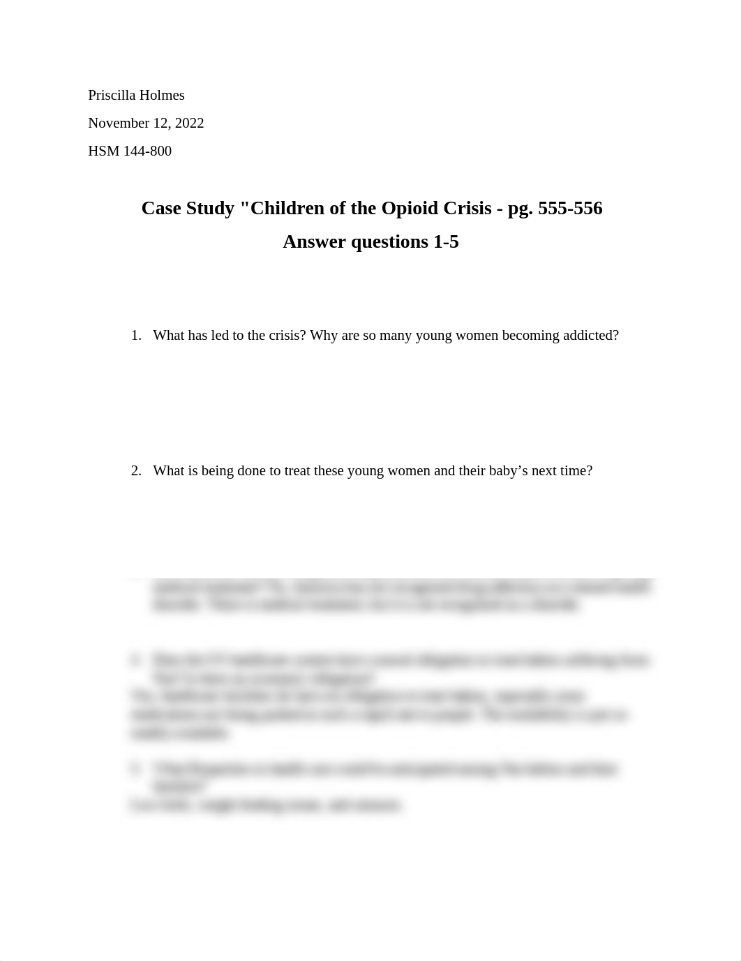 HSM 144-800 Case Study Children of the Opioid Crisis .docx_ddrykaj8sl8_page1