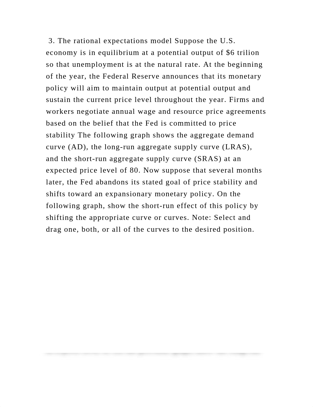 3. The rational expectations model Suppose the U.S. economy is in equ.docx_dds3hrooh03_page2