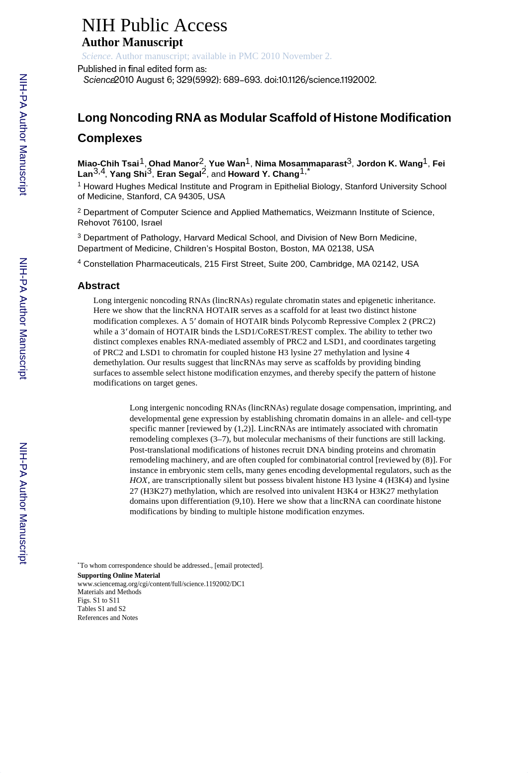 Long noncoding RNA as modular scaffold of histone modification complexes.pdf_dds4i4qhlwx_page1