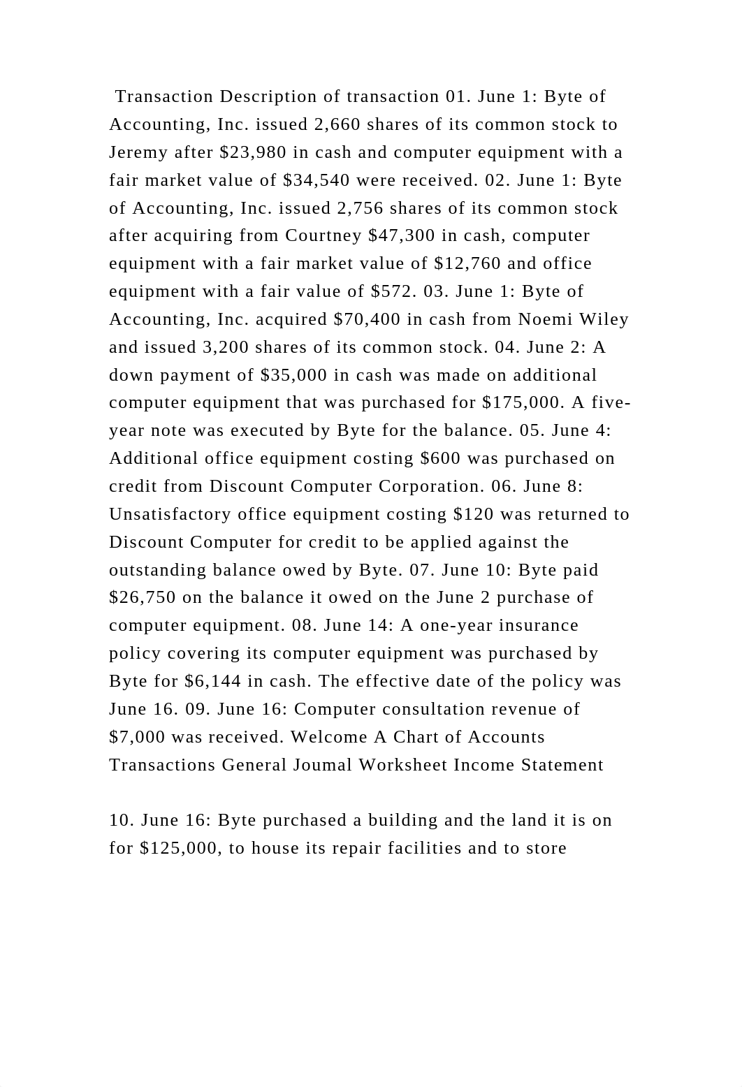 Transaction Description of transaction 01. June 1 Byte of Accounting.docx_ddsz4xjkmxw_page2