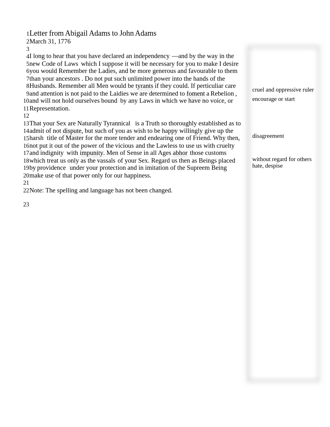 7 U S  History Letters from Abigail and John Adams Final.docx_ddt5i1jg84h_page2