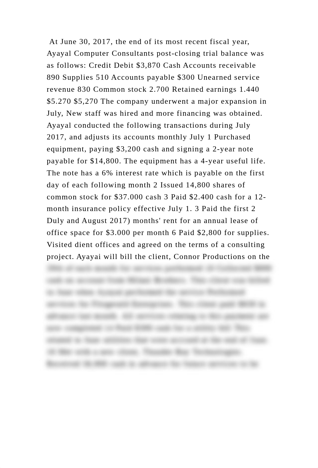 At June 30, 2017, the end of its most recent fiscal year, Ayayal Comp.docx_ddt5yejexxe_page2