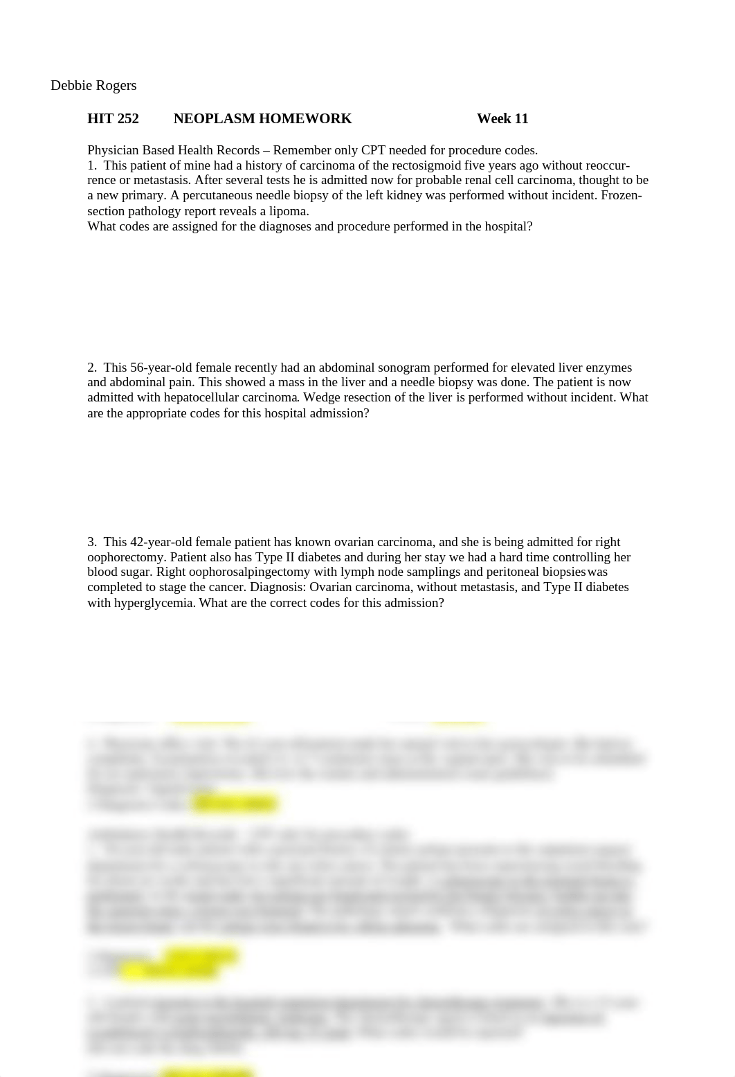 HIt-252 Week 11 Neoplasm Homework B - Debbie Rogers.doc_ddt5zbnn9ij_page1