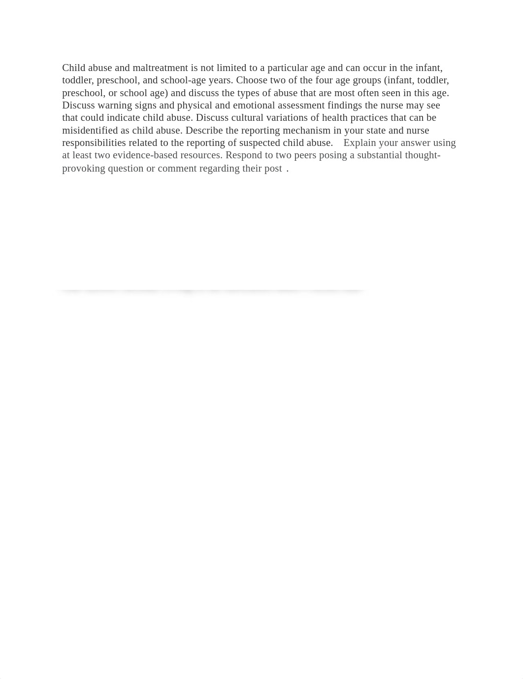 Child abuse and maltreatment is not limited to a particular age and can occur in the infant.docx_ddt84rwfnf5_page1