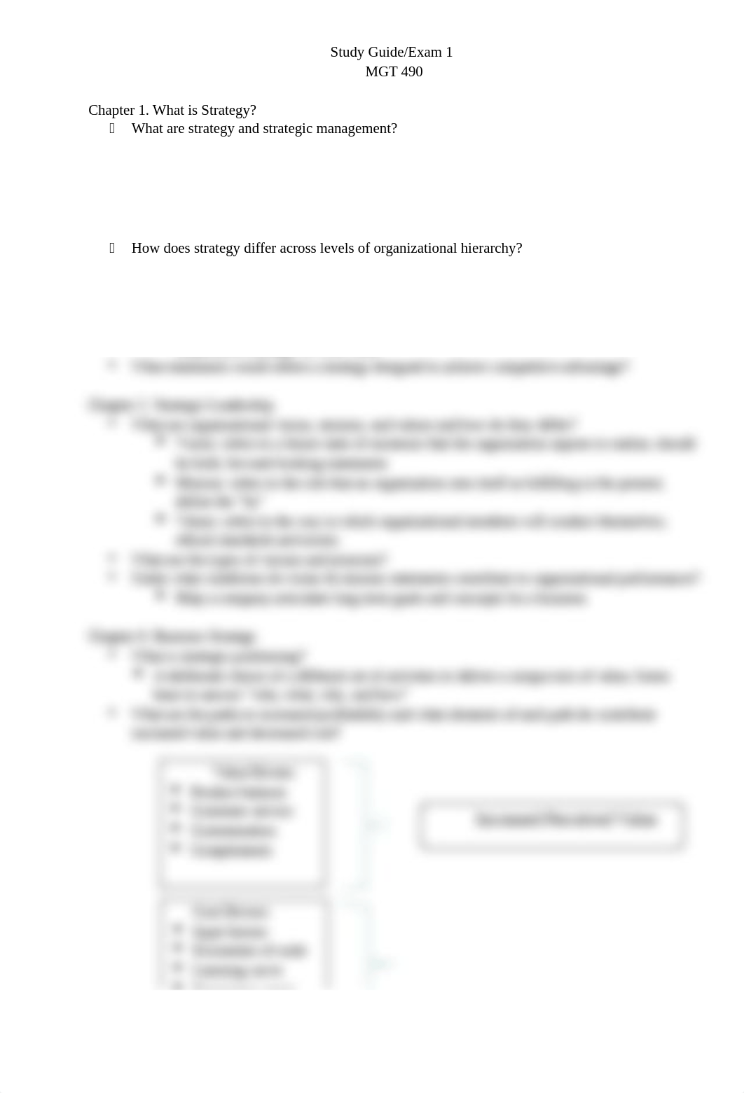 MGT 490 Study Guide. Exam 1.docx_ddt9fvph1fo_page1