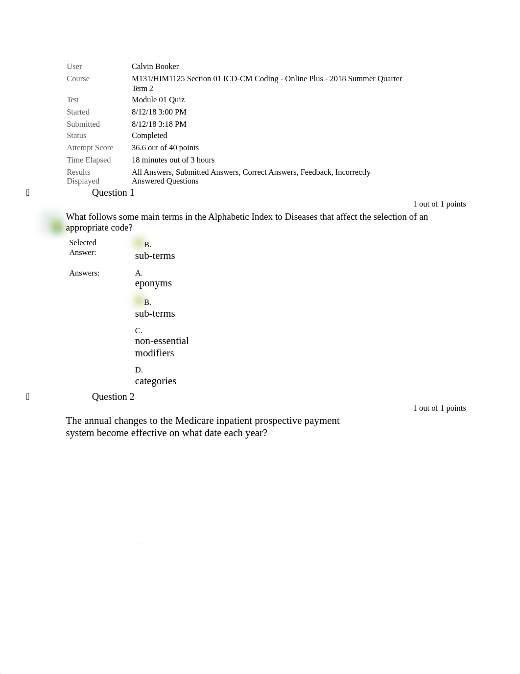 ICD 10 CM Module 1 Quiz Answered.docx_ddtbhkv0ohj_page1