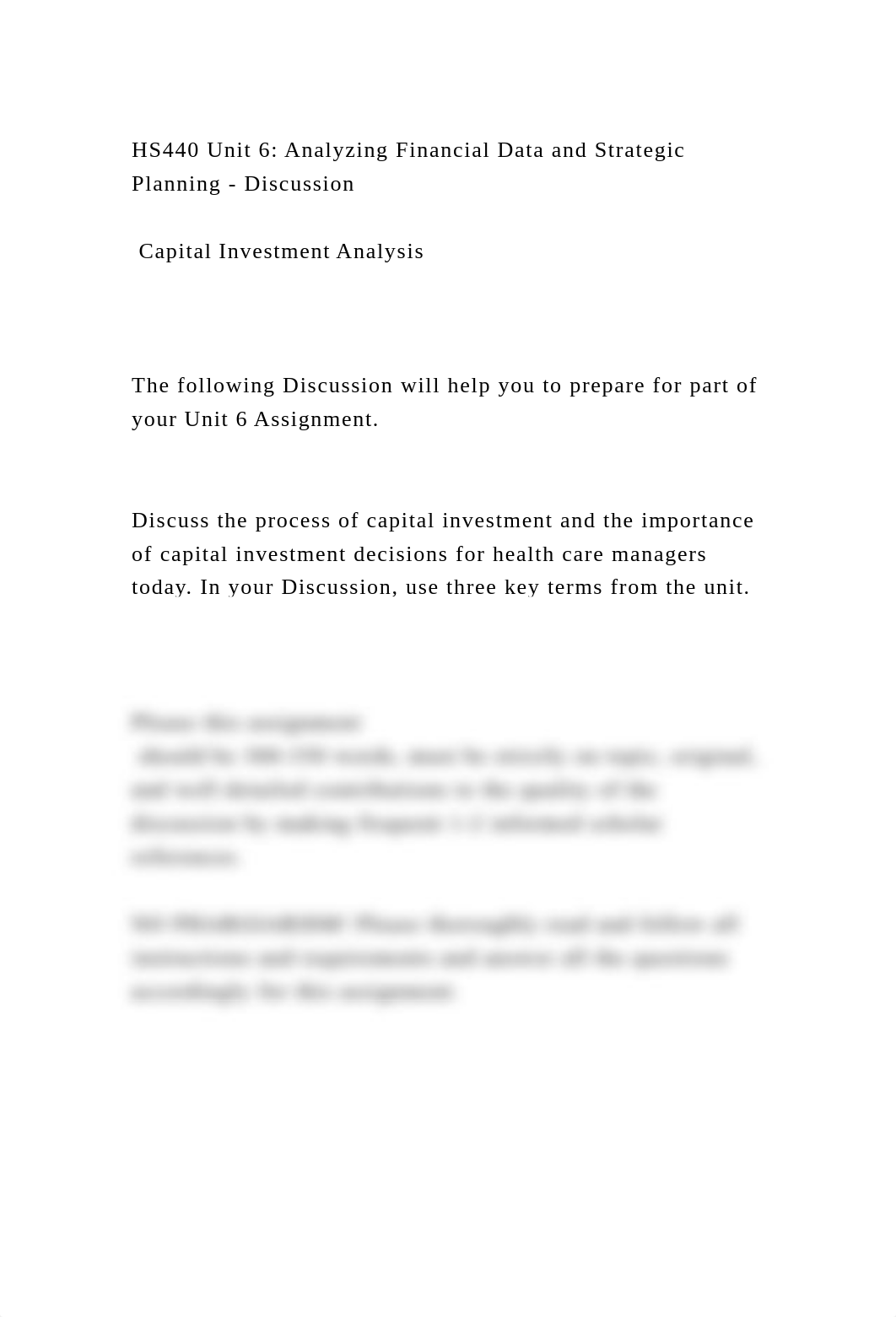 HS440 Unit 6 Analyzing Financial Data and Strategic Planning - Disc.docx_ddtco6q974k_page2