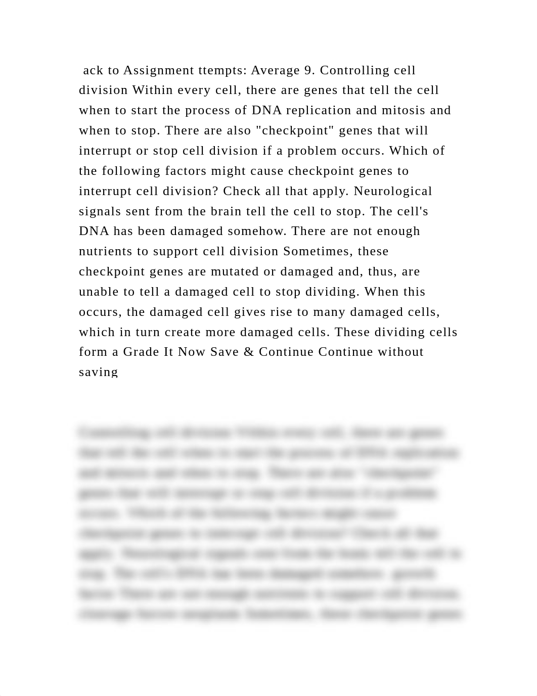 ack to Assignment ttempts Average 9. Controlling cell division Withi.docx_ddtd2bnqwof_page2