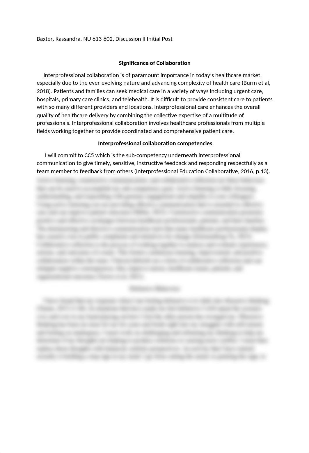 Baxter, Kassandra NU 613-802 Discussion II Initial Post.docx_ddtene04eh2_page1