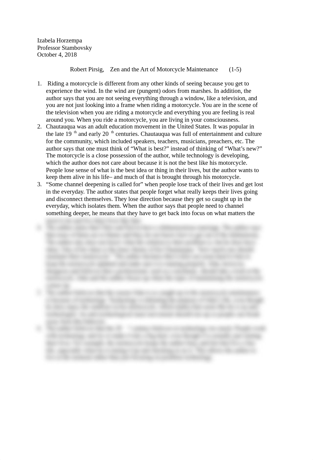 Robert Pirsig, Zen and the Art of Motorcycle Maintenance (1-5) .docx_ddtgs2t3ju6_page1