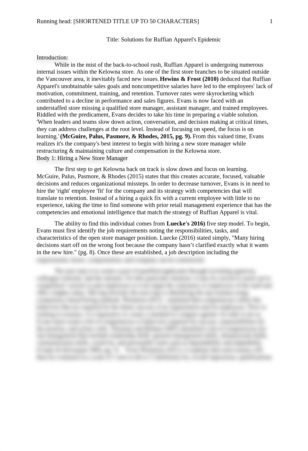 Solutions for Ruffian Apparel's Epidemic.docx_ddthtadbvo0_page1