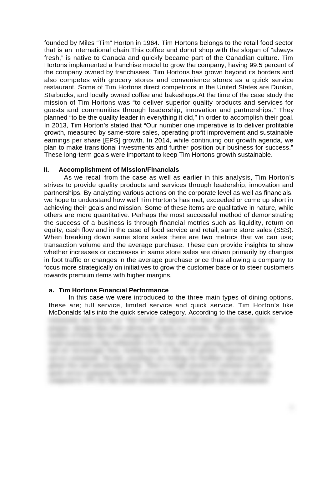 Tim Hortons Case Analysis .docx_ddtij40g9m9_page2