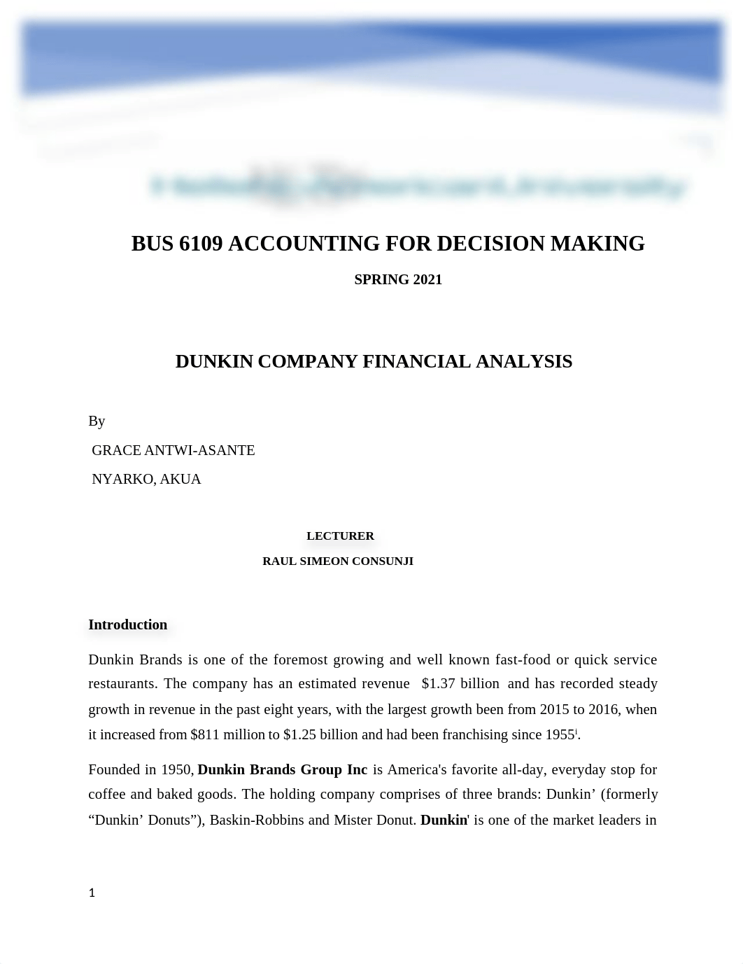 DUNKIN PROJECT AKUA.NYARKO_GRACE.ANTWI_SPRING2021 5.11.2021 FINAL.docx_ddtkmh286aj_page1