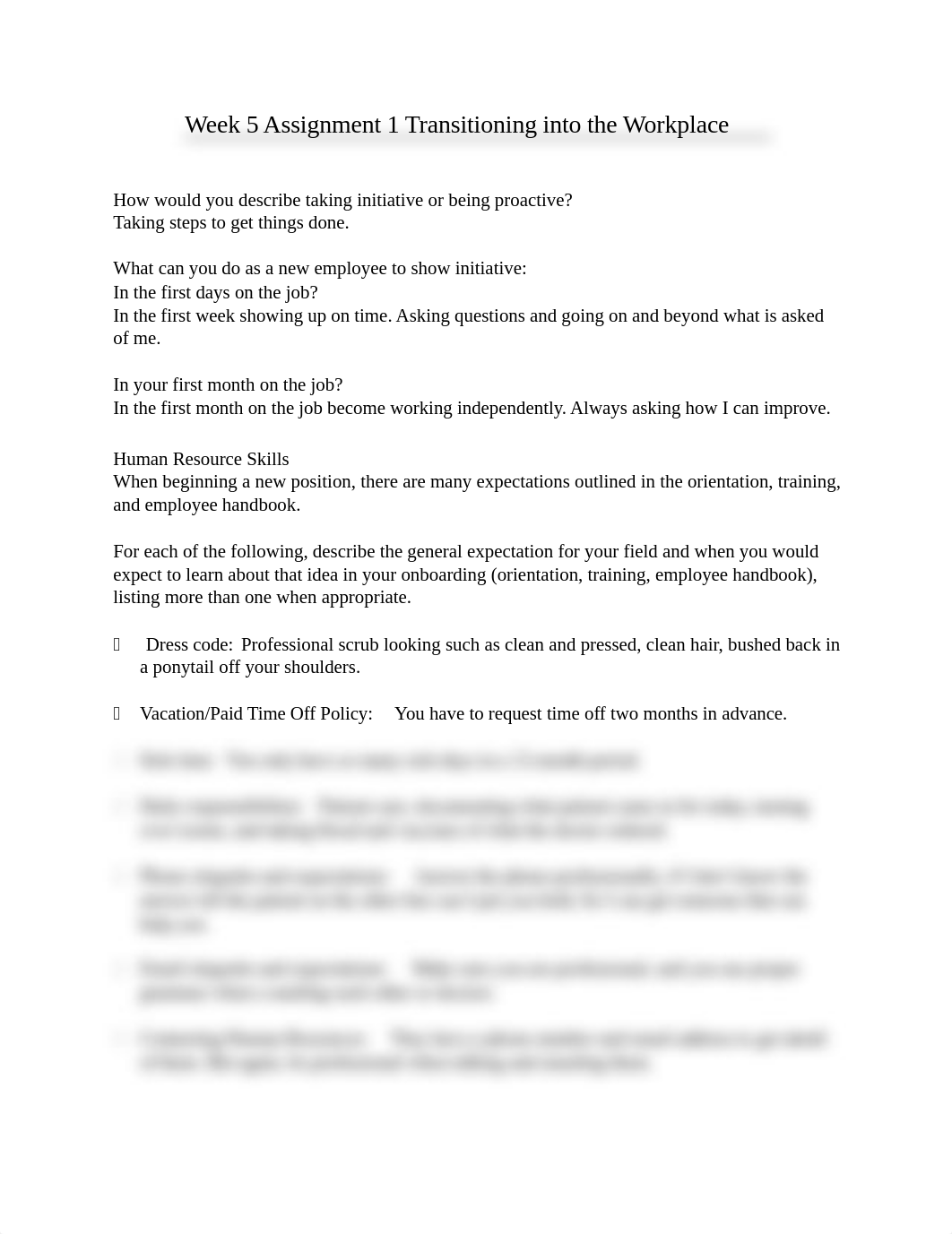 Week 5 Assignment 1 Transitioning into the Workplace.docx_ddtnh5fsojp_page1