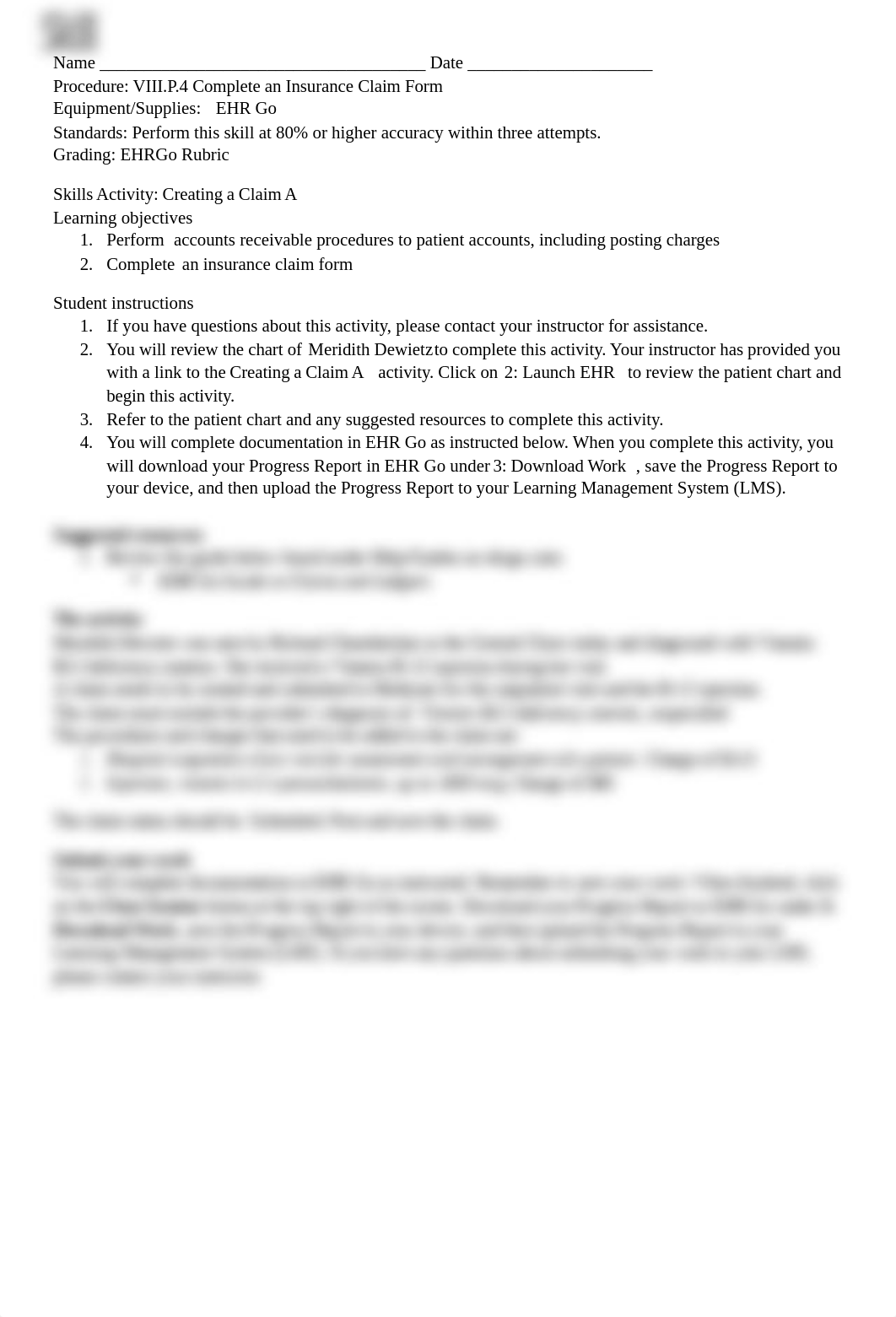 VIII.P.4 Complete an Insurance Claim Form.doc_ddtvo0hk15z_page1