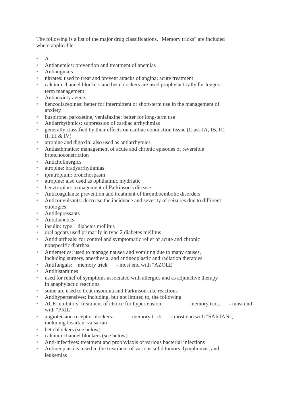 The following is a list of the major drug classifications.docx_ddtz0n1cmcq_page1