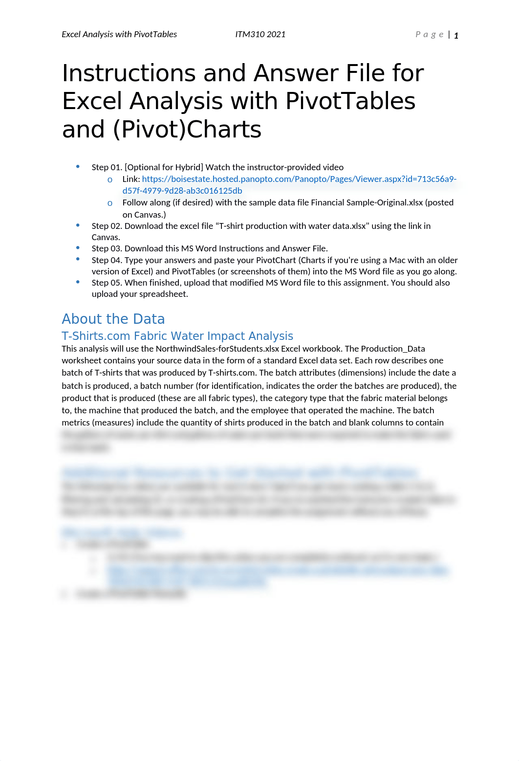 Instructions and Answer File for Excel Analysis with PivotTables.docx_ddui253w4mb_page1