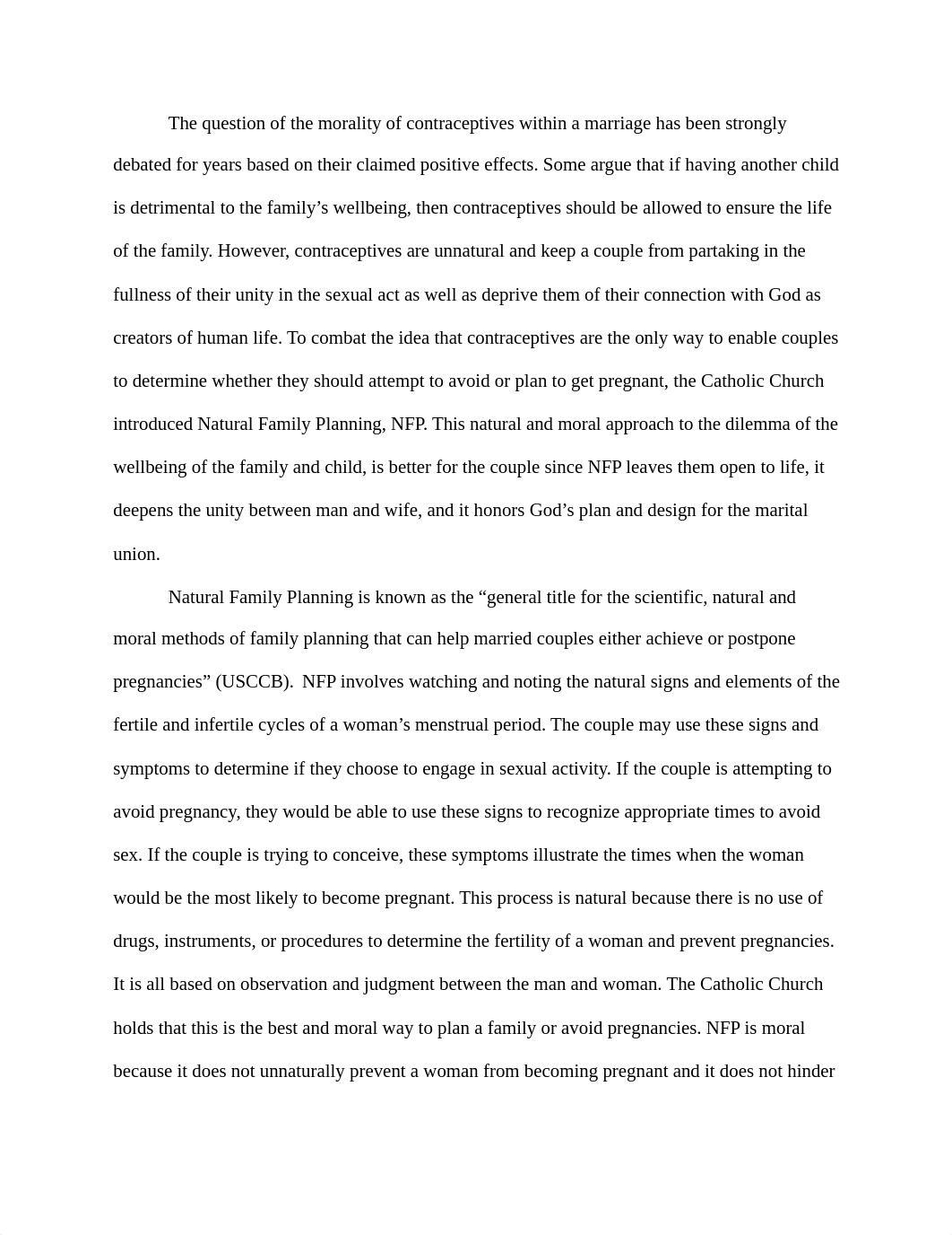 Ethics NFP and Contraceptives Research Paper.docx_dduj8kdgsc5_page2