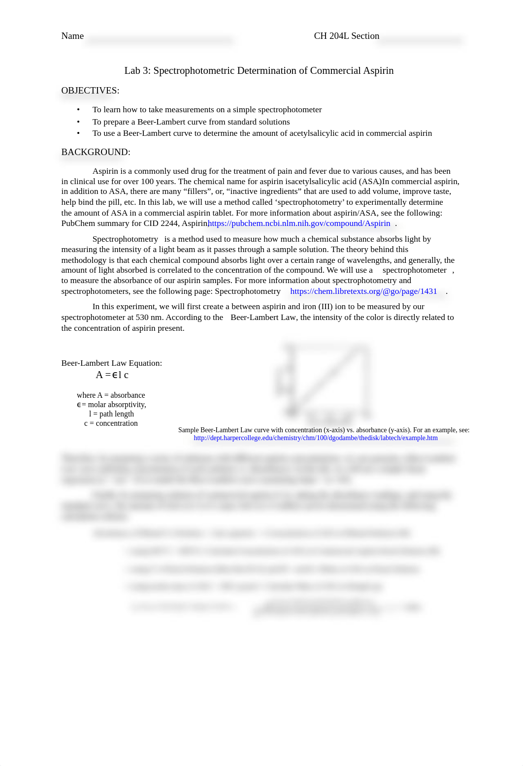 LAB 3 - Spectrophotometric Analysis of Commercial Aspirin.pdf_ddv4zlj1uf3_page1