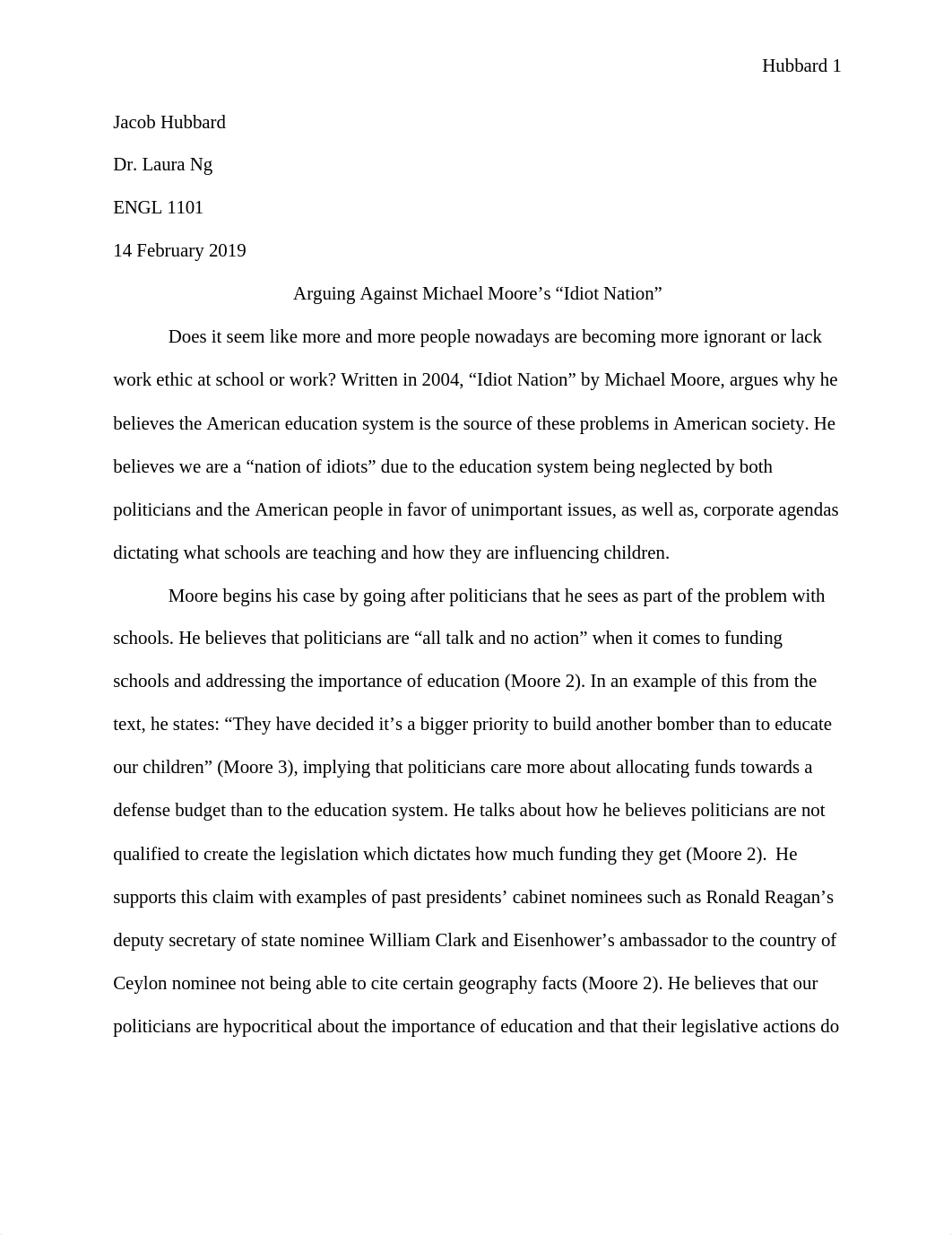 Moore's Idiot Nation Essay.docx_ddvdqx3dubg_page1