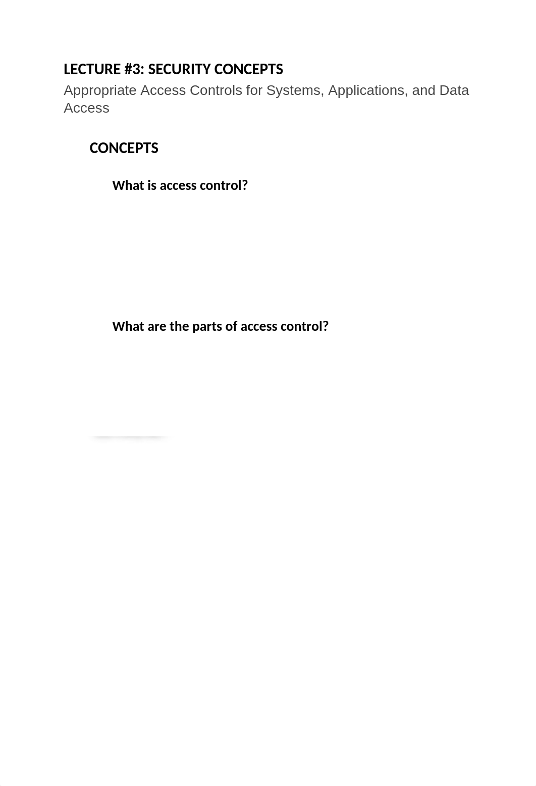 Lecture 3 - Appropriate Access Controls for Systems, Applications, and Data Access.docx_ddvff4p5xw9_page1