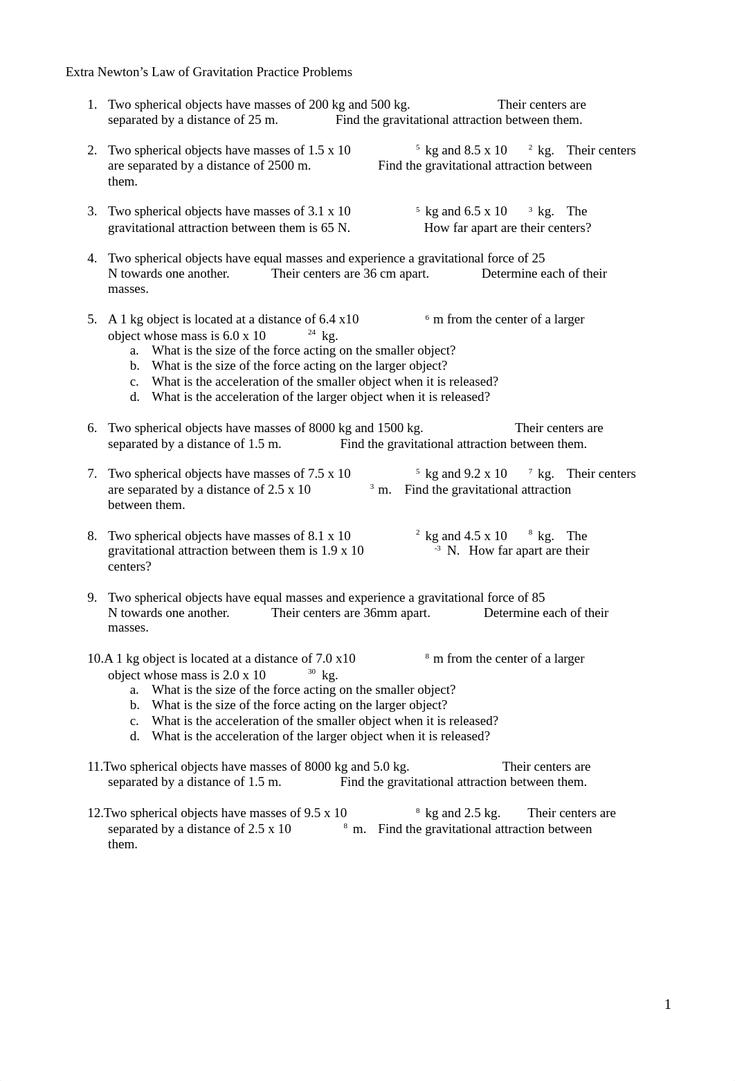 Extra Practice - Newtons Law of Universal Gravitation.docx_ddviqpxsizm_page1