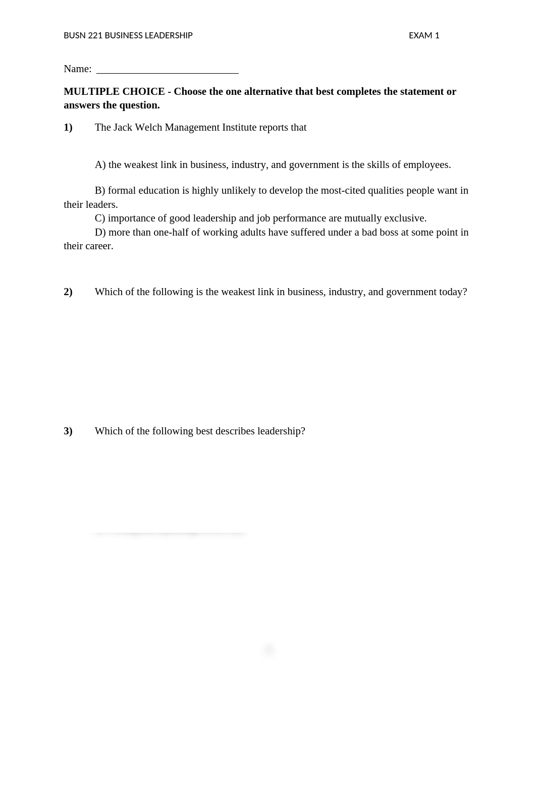 BUSN 221 Business Leadership Exam 1.docx_ddviunn6ig5_page1