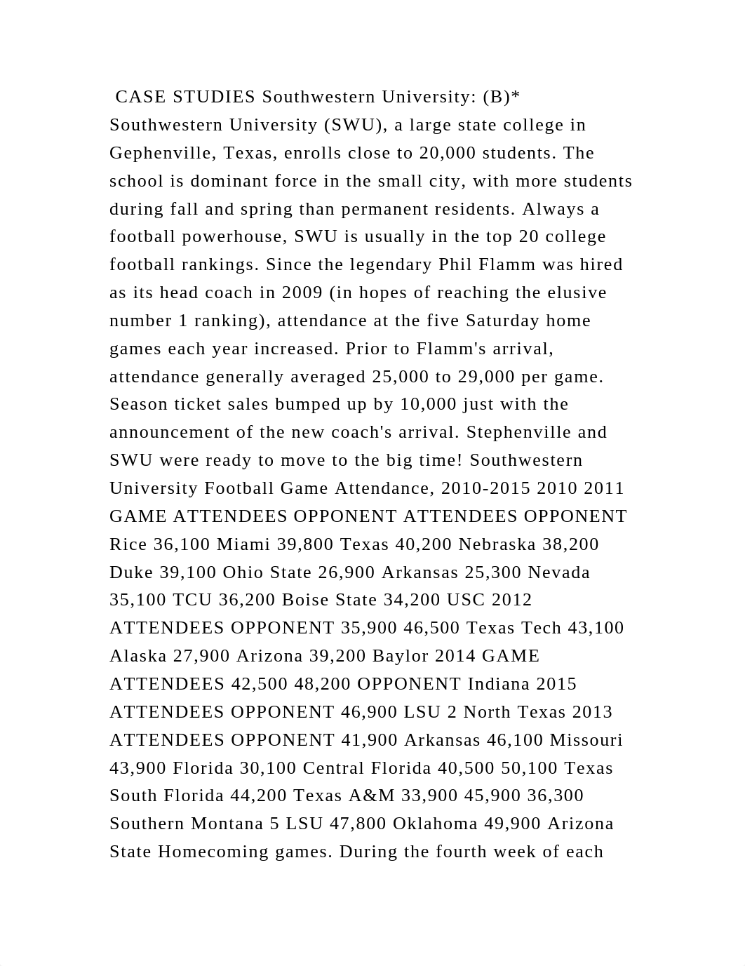 CASE STUDIES Southwestern University (B) Southwestern University (S.docx_ddvlebkr8ck_page2