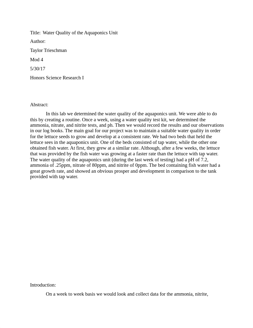 Aquaponics Lab Report RJS.docx_ddwa5hgjtn4_page1