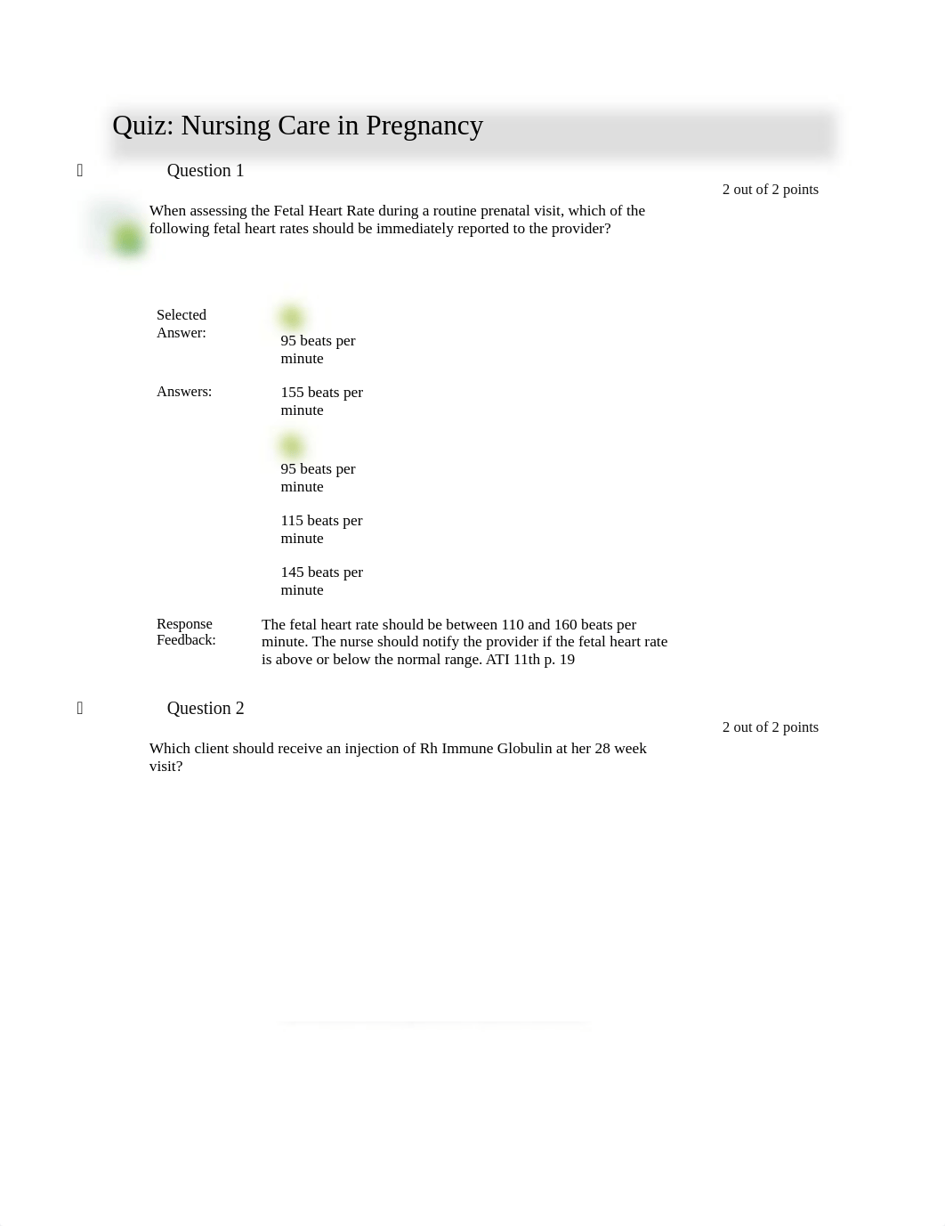 Quiz- Nursing Care in Pregnancy.docx_ddwefi616a0_page1