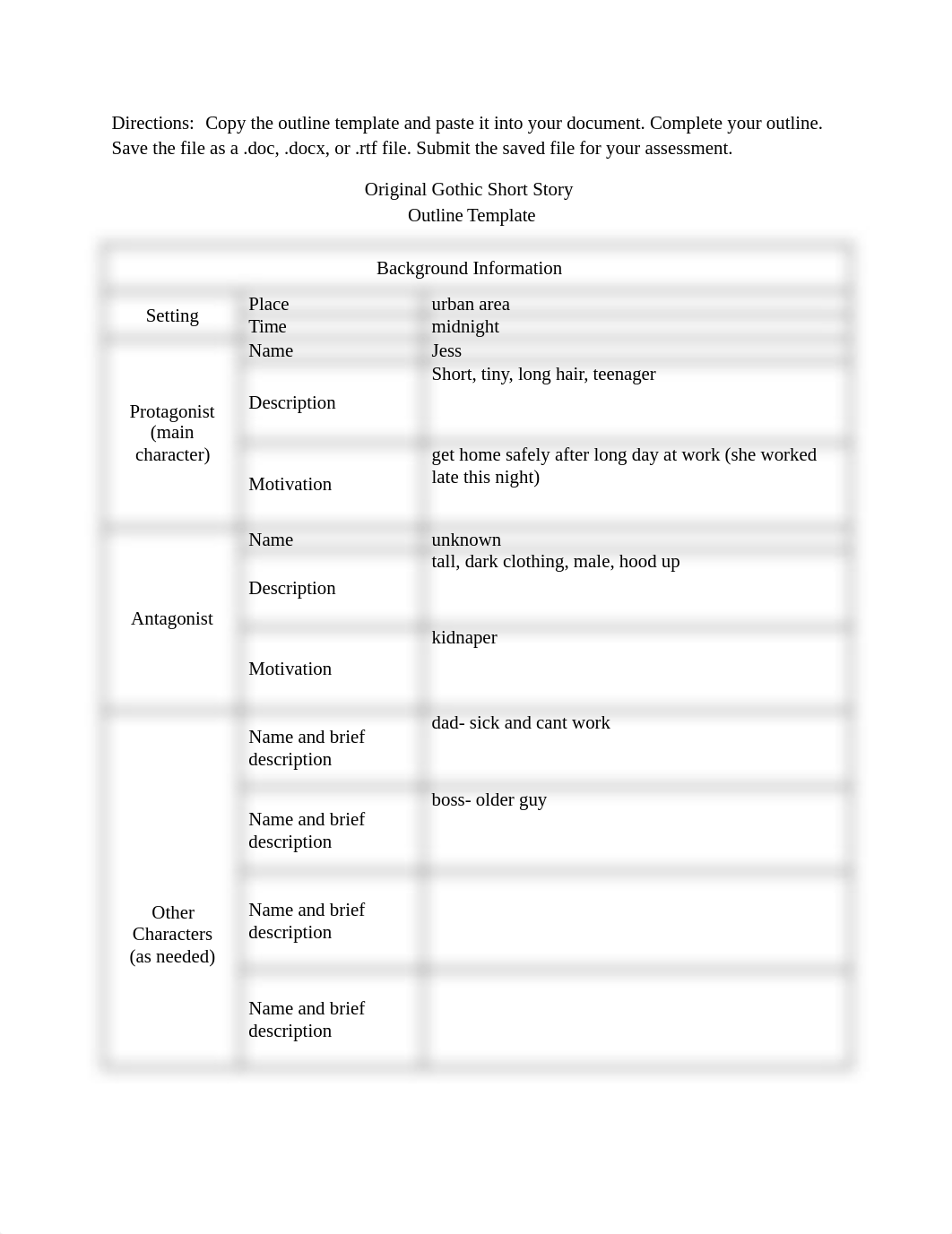 Original Gothic Short Story Outline Template.pdf_ddwfsscd55m_page1