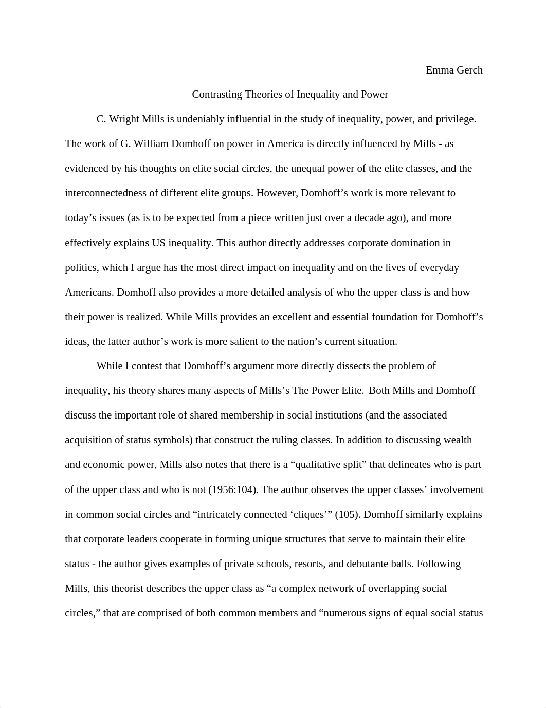 Social inequality Mills and Domhoff paper_ddwtoi51pva_page1