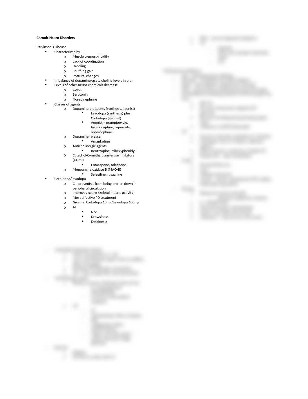 NURS 220 Pharm - Chronic Neuro Disorders.docx_ddx02hej6gb_page1