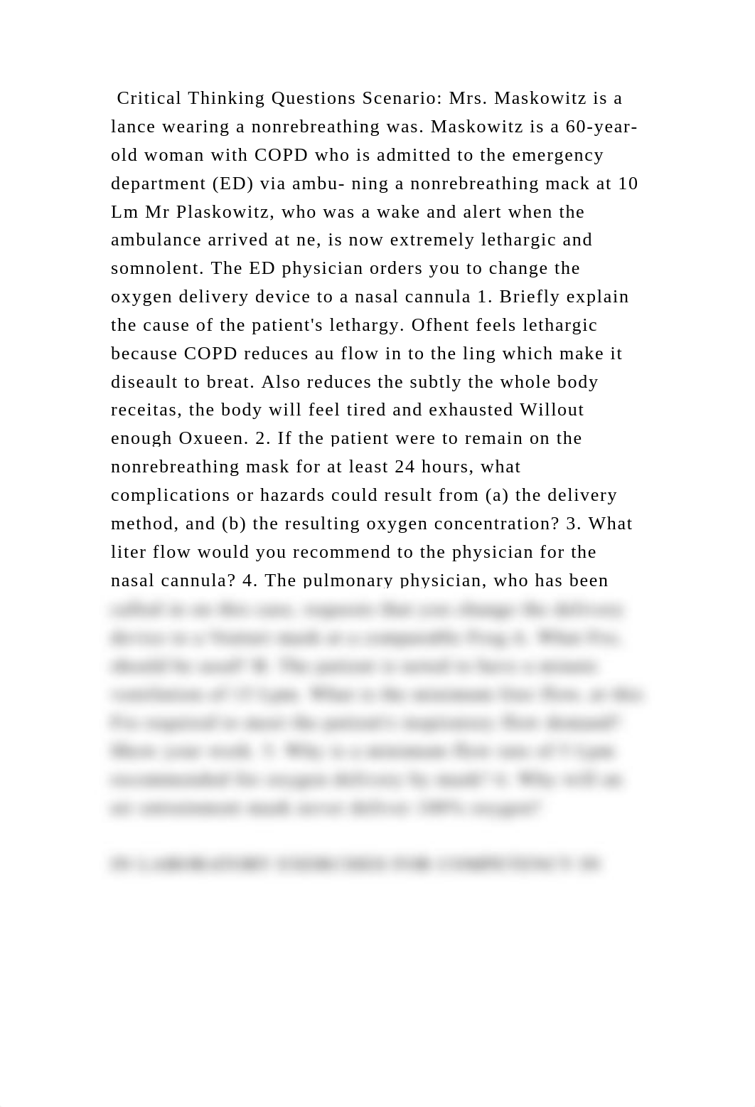 Critical Thinking Questions Scenario Mrs. Maskowitz is a lance weari.docx_ddx8coakx1h_page2