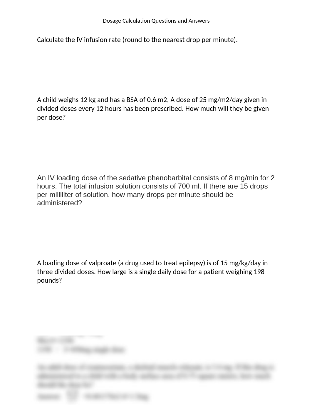 Calculate the IV infusion rate.docx_ddxhxpqoeym_page1