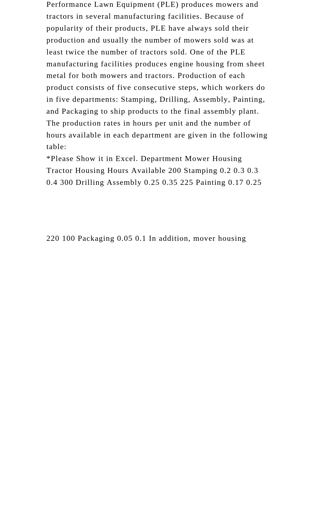 Performance Lawn Equipment (PLE) produces mowers and tractors in sev.docx_ddxhzd1ekdx_page2