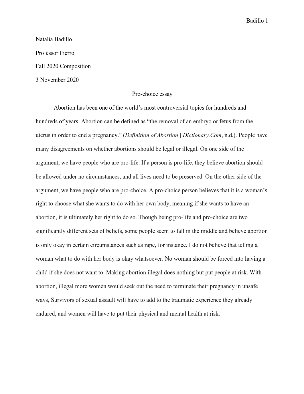 pro choice essay.pdf_ddxqe8cy0c4_page1